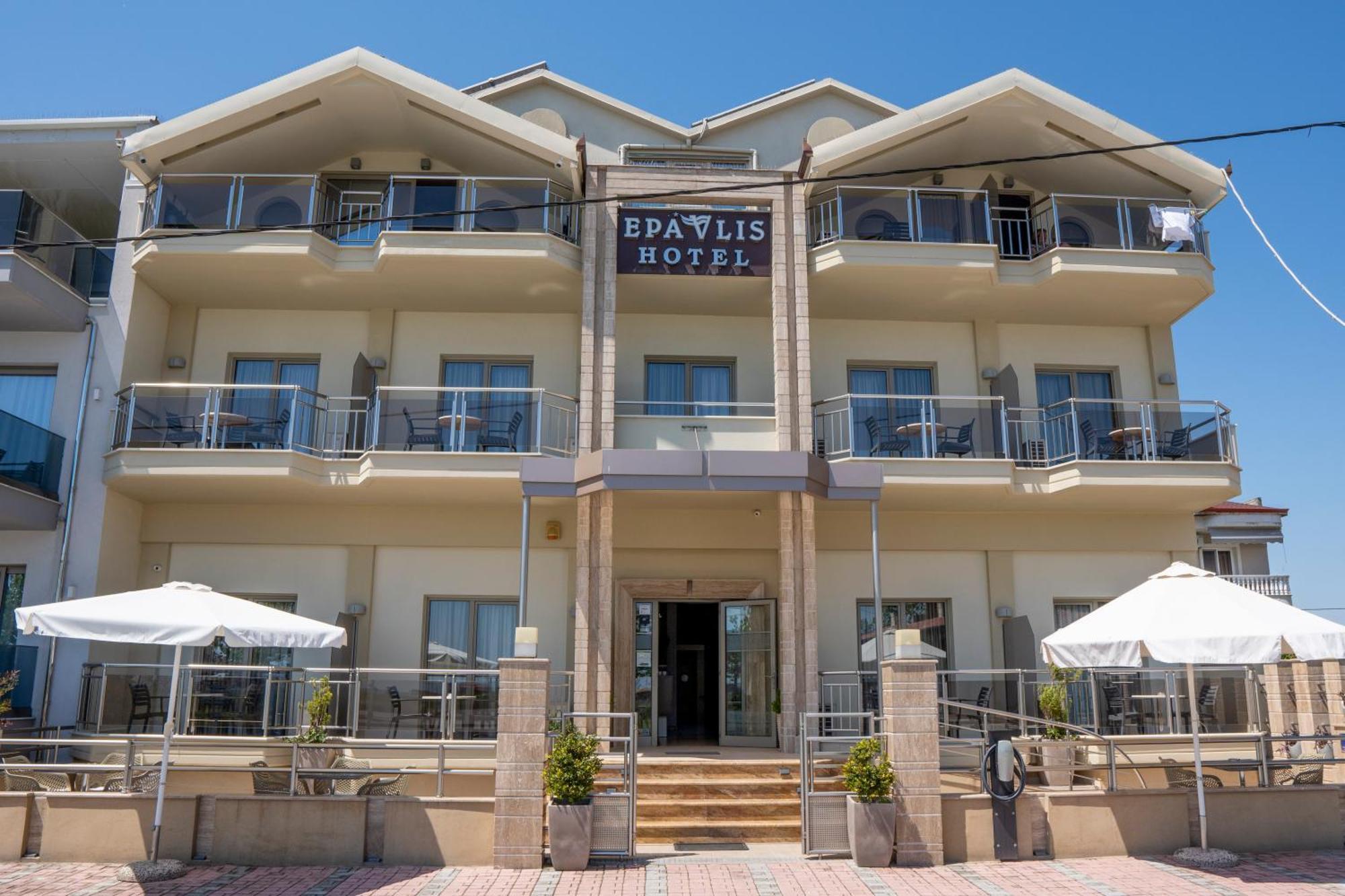 Hotel Epavlis Eleftheriadi Paralía Eksteriør billede